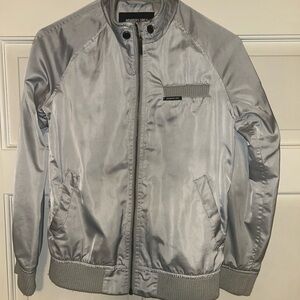 Members Only Silver Bomber Jacket